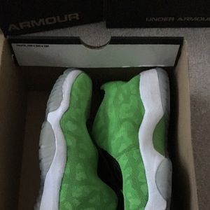 Green Air Jordan's